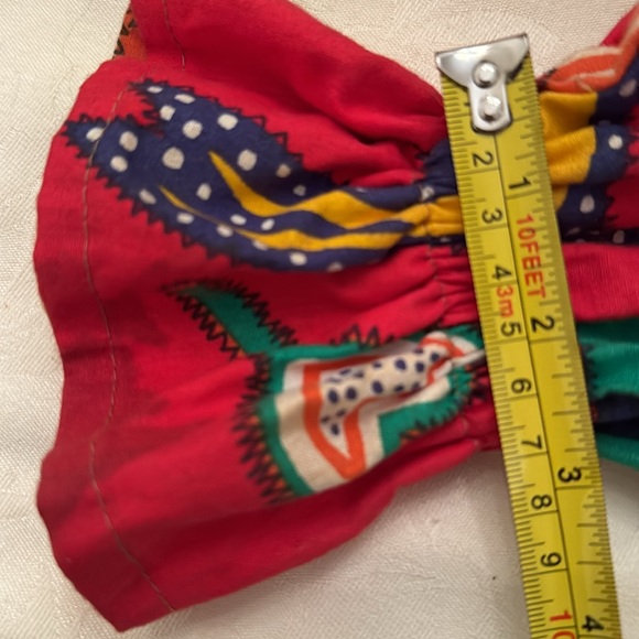 Clown or festival costume - 3 Pom poms on the front child size w/straw hat (mlb) - Picture 14 of 16